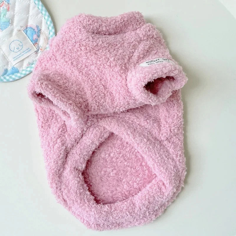 Winterhondentrui – Warme effen outfit voor kleine en middelgrote honden