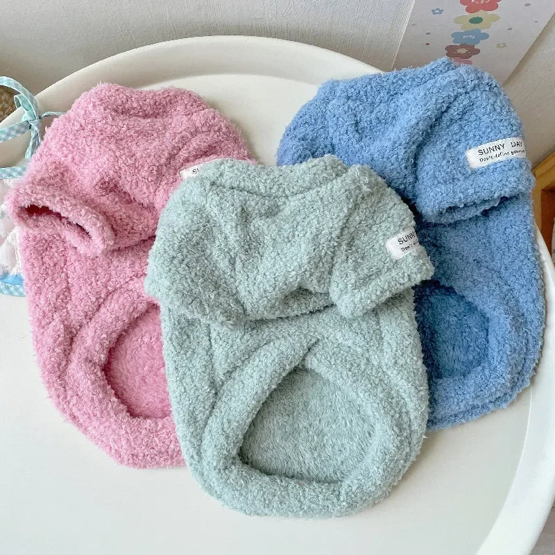 Winterhondentrui – Warme effen outfit voor kleine en middelgrote honden