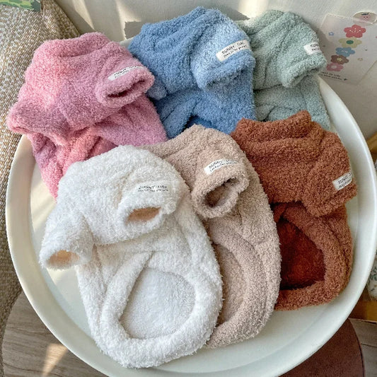 Winterhondentrui – Warme effen outfit voor kleine en middelgrote honden