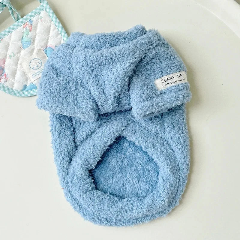 Winterhondentrui – Warme effen outfit voor kleine en middelgrote honden