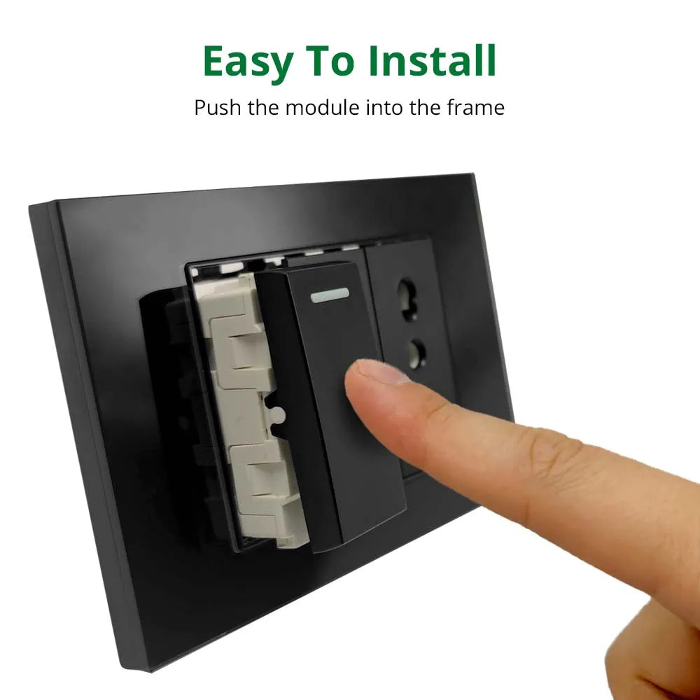 Wallpad Modular Switch & Socket Panel – Stylish & Durable Control Solution