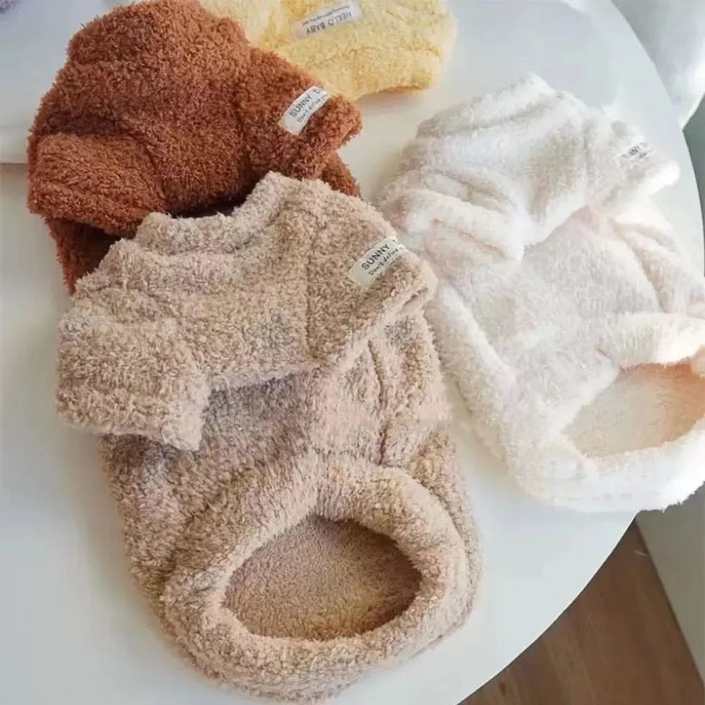 Winterhondentrui – Warme effen outfit voor kleine en middelgrote honden