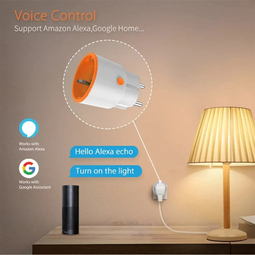 Haozee Smart Zigbee Socket EU Outlet