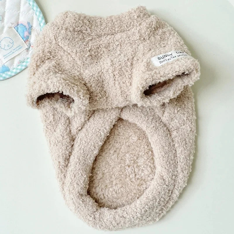 Winterhondentrui – Warme effen outfit voor kleine en middelgrote honden