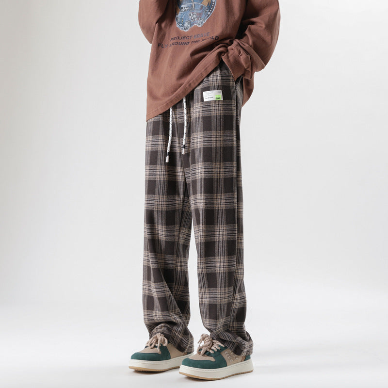 Harajuku Streetwear Pants Plaid Fashion
