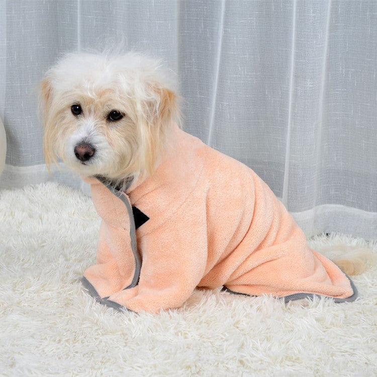 Pet Bathrobe Towel Coat – Quick-Dry & Cozy Wearable Towel for Dogs and Cats