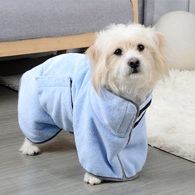 Pet Bathrobe Towel Coat – Quick-Dry & Cozy Wearable Towel for Dogs and Cats