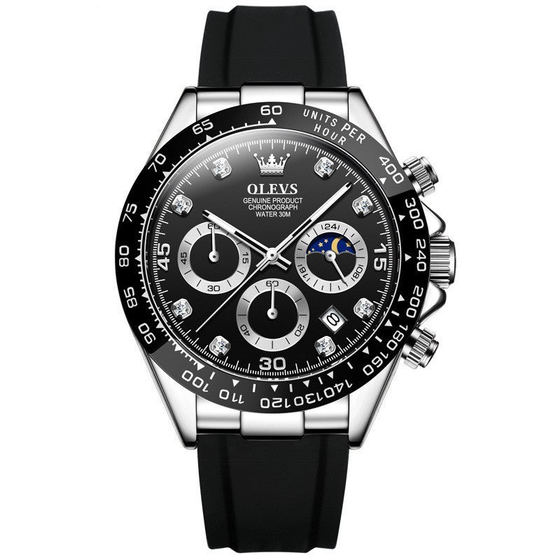 Multi-Function Sports Timing Quartz Men