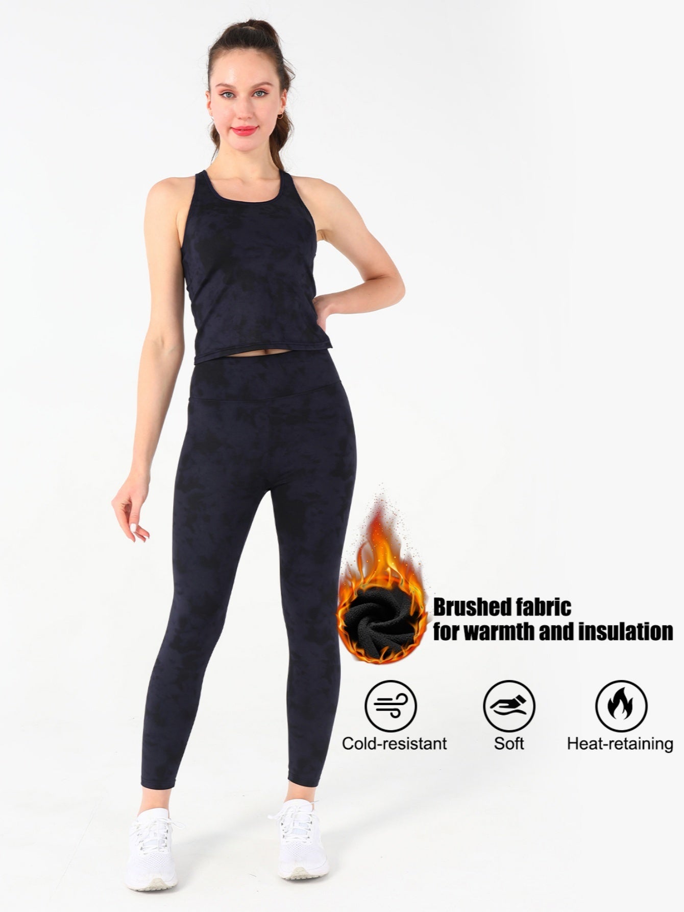 Fluwelen tie-dye printset