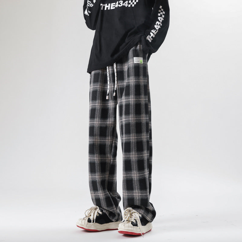 Harajuku Streetwear Pants Plaid Fashion