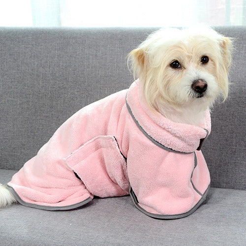 Pet Bathrobe Towel Coat – Quick-Dry & Cozy Wearable Towel for Dogs and Cats
