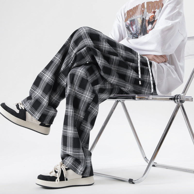 Harajuku Streetwear Pants Plaid Fashion