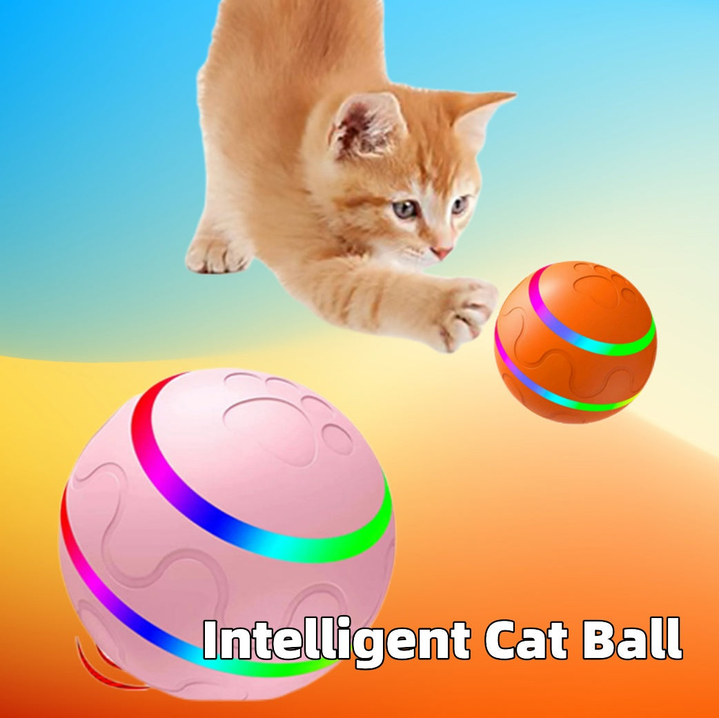 Zelfroterend USB-kattenspeelgoed – Intelligente, wicked bal voor leuk speelplezier