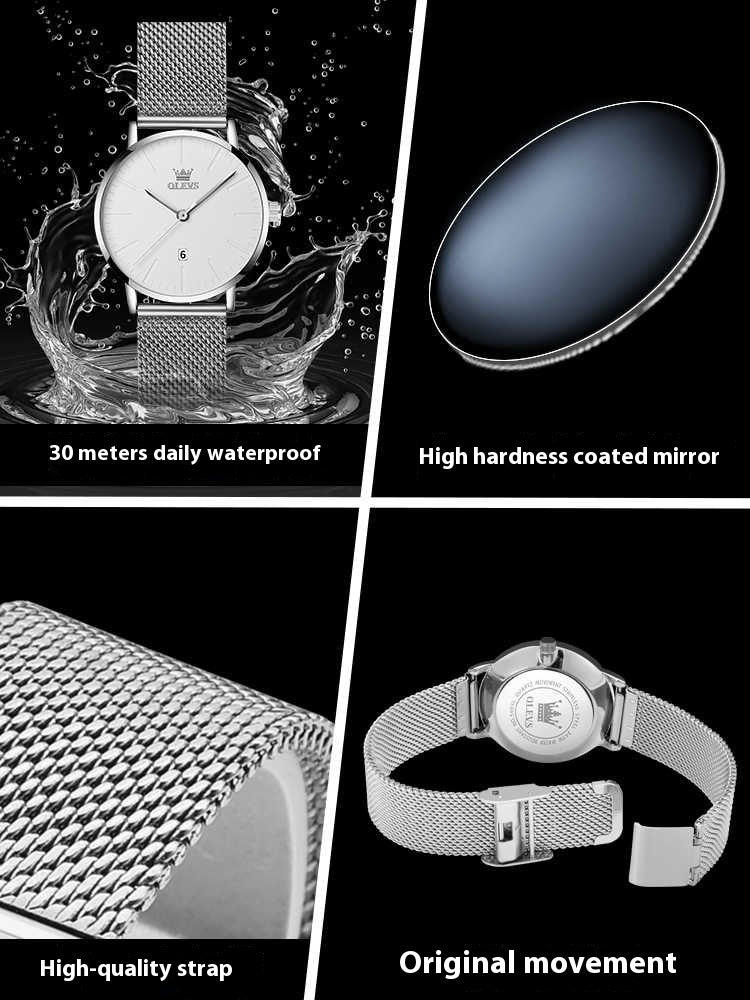 Herrmode Enkel Ultratunn Klocka