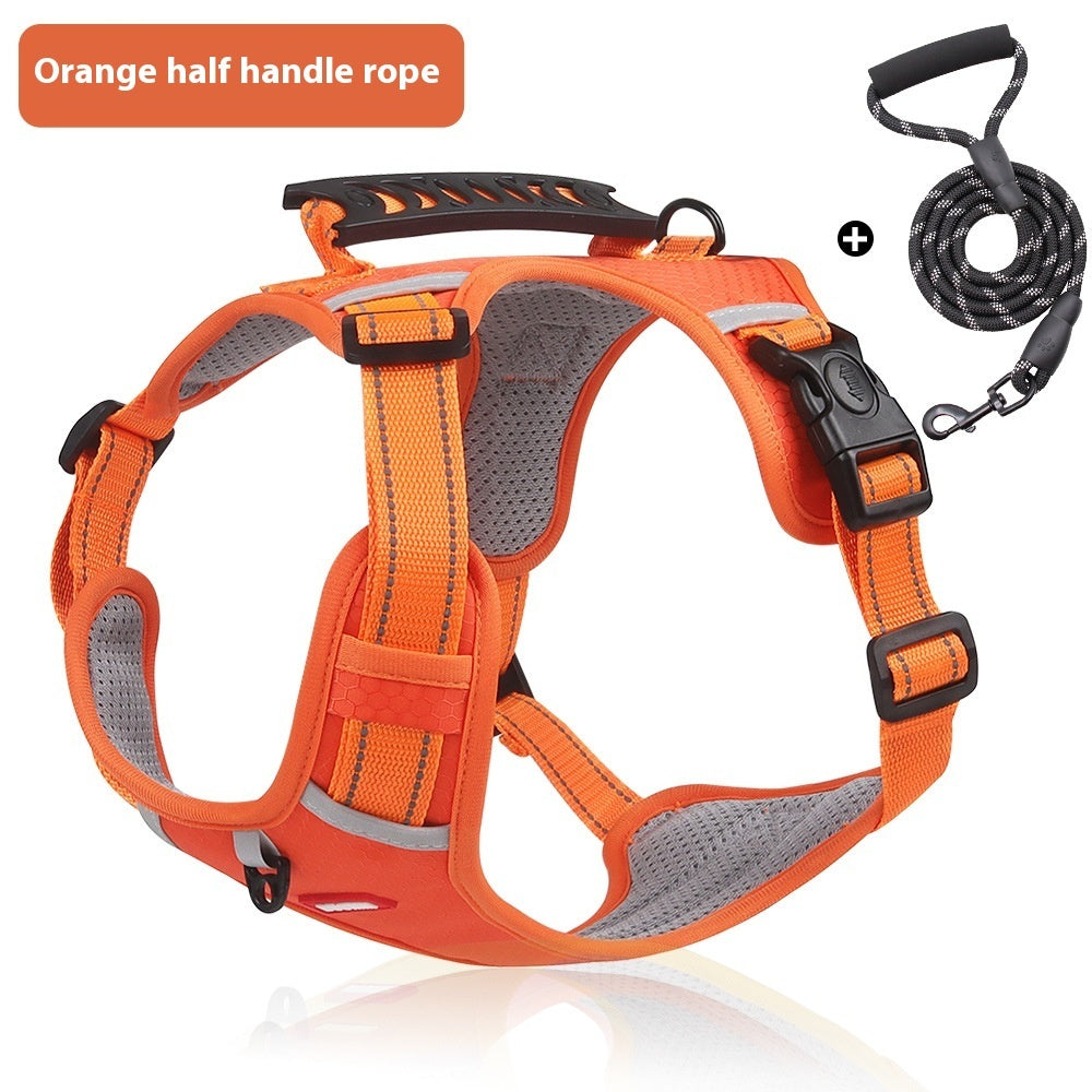 Adjustable Oxford Cloth Pet Chest Harness