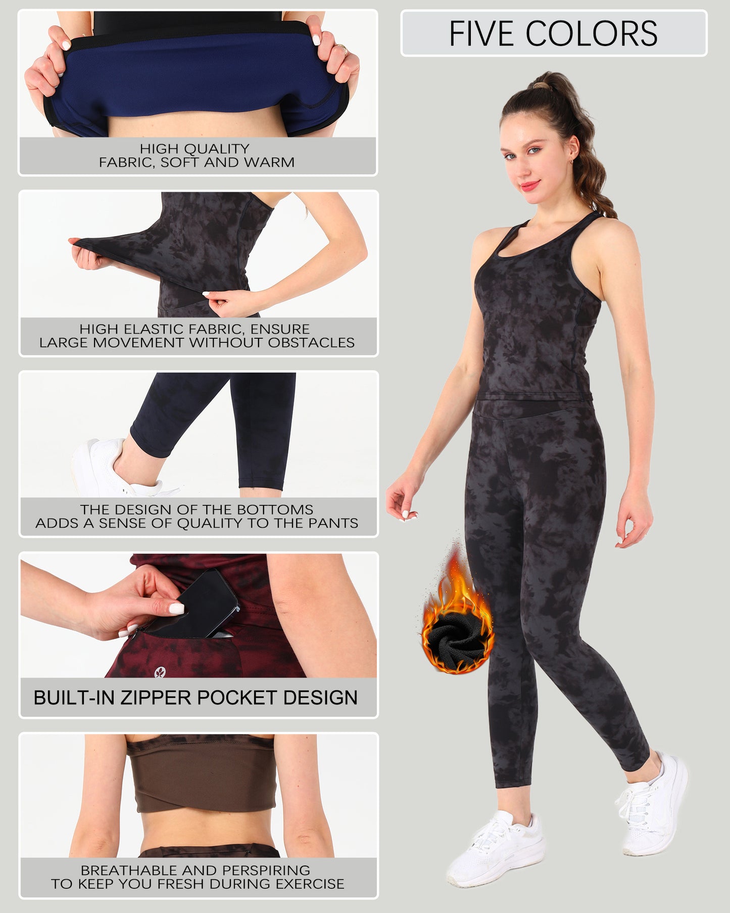 Fluwelen tie-dye printset