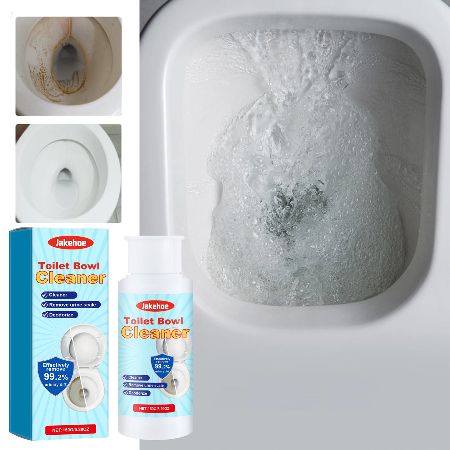 Splash Foam Toilet Cleaner Household