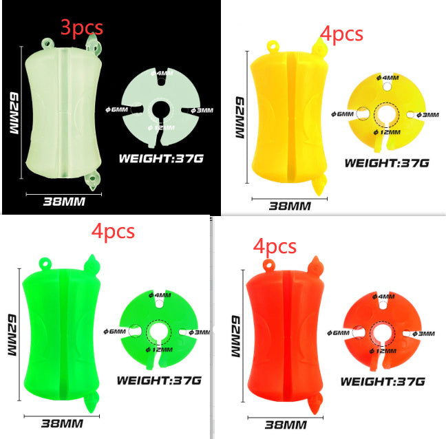 Luya Fishing Gear Accessories Protective Rod Pill Multi Color